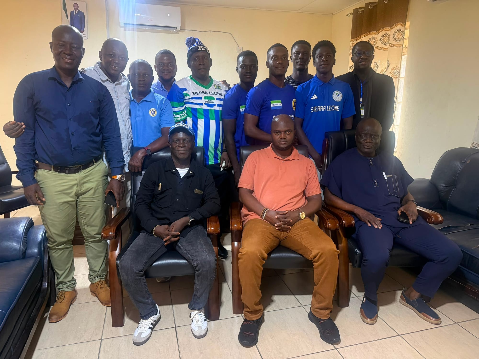 Sierra Leone Aquatic Association President Commends New NSA Executive Director After Fruitful Meeting