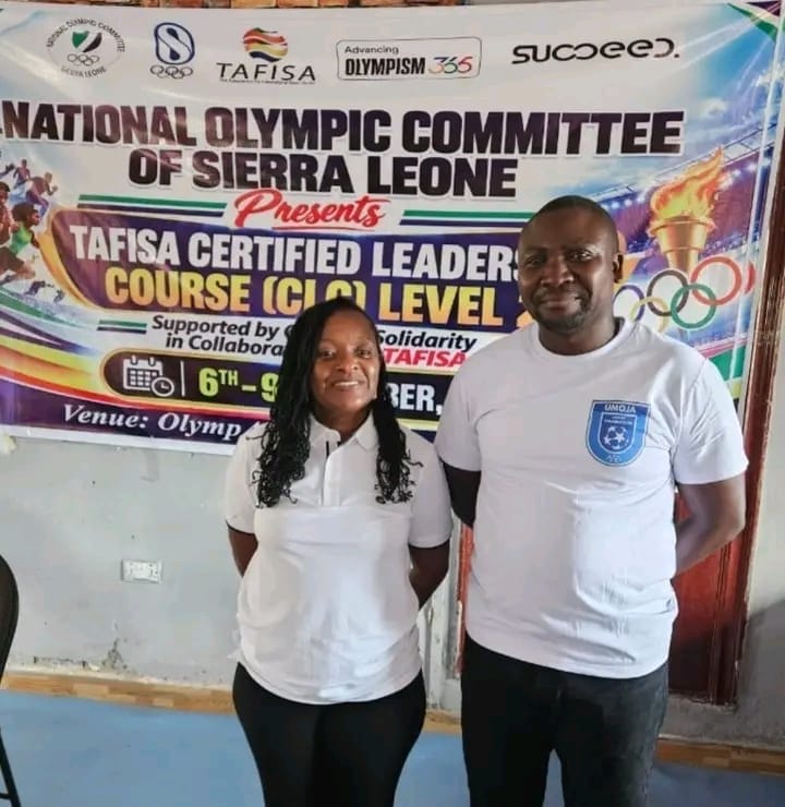 NOC/CGA-SLE Strengthens Sports Leadership Through TAFISA Level II Training in Freetown