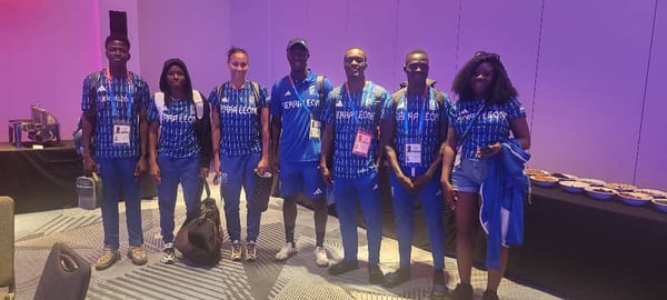 Sierra Leone Aquatics Team Arrives in Glasgow Ahead of 2026 Commonwealth Games