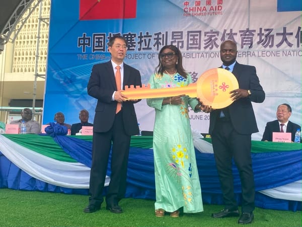China Hands Over Key Facilities in Sierra Leone National Stadium Rehabilitation