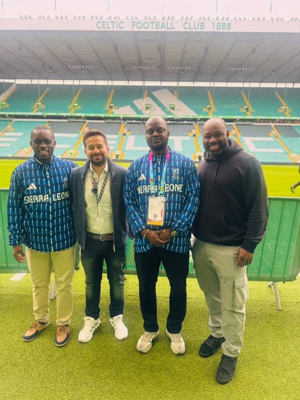 NSA, Celtic FC Explore Partnership to Boost Football Development in Sierra Leone